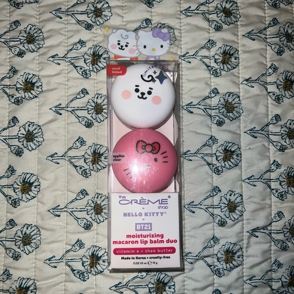 Hello Kitty & BT21 RJ Moisturizing Macaron Lip Balm Duo - Picture 2 of 3